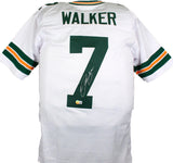 Quay Walker Autographed White Pro Style Jersey-Beckett W Hologram *Silver