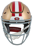 49ers Joe Montana Authentic Signed Speed Flex Full Size Helmet JSA Witness
