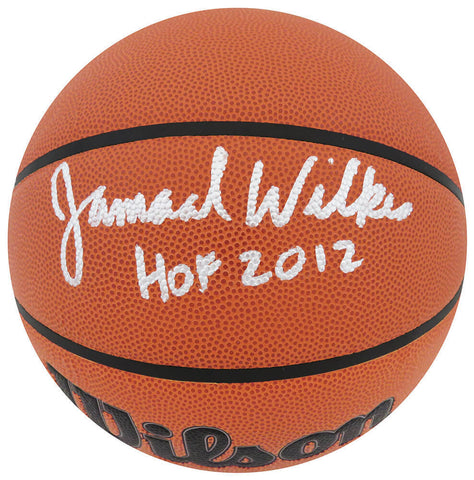 Jamaal Wilkes Signed Wilson Indoor/Outdoor NBA Basketball w/HOF 2012 - (SS COA)