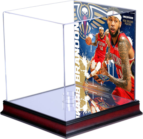 Brandon Ingram New Orleans Pelicans Mahogany Basketball Display Case with Plate