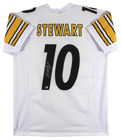 Kordell Stewart Authentic Signed White Pro Style Jersey BAS Witnessed