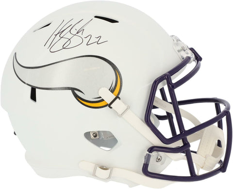 Harrison Smith Minnesota Vikings Signed Flat White Alternate Replica Helmet