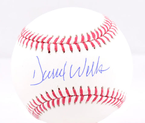 David Wells Autographed Rawlings OML Baseball - Beckett W Hologram *Blue