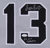 Ozzie Guillen Signed Chicago White Sox Jersey Inscr 05 "WS CHAMP'S" (JSA COA)
