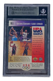 Penny Hardaway Signed Slabbed 1996 Upper Deck USA #2 Basketball Trading Card BAS
