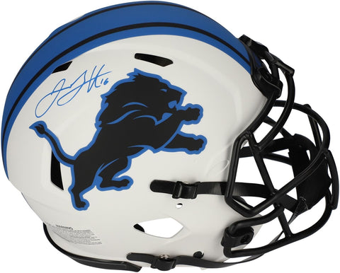 Jared Goff Lions Signed Riddell Lunar Eclipse Alternate Speed Authentic Helmet