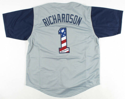 Bobby Richardson Signed Team USA 1976 Political Jersey (JSA COA) See Details