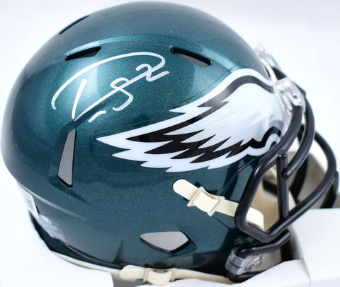 Darius Slay Autographed Philadelphia Eagles Speed Mini Helmet - Beckett W Holo