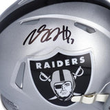 Davante Adams Las Vegas Raiders Autographed Riddell Speed Mini Helmet