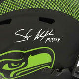 Shaun Alexander Seattle Seahawks Signed Eclipse Alternate Replica Helmet