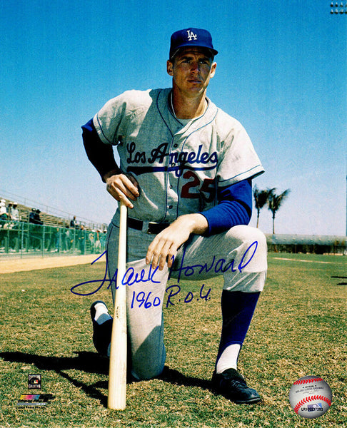 Frank Howard Signed Los Angeles Dodgers Kneel Pose 8x10 Photo w/1960 ROY - SS