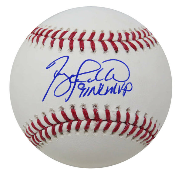 Terry Pendleton Signed Rawlings Official MLB Baseball w/91 NL MVP (SCHWARTZ COA)