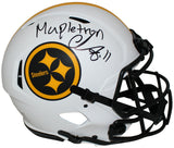 Chase Claypool Signed Steelers Authentic Lunar Helmet Mapletron BAS 33312