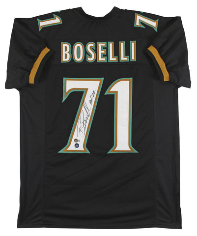 Tony Boselli "HOF 22" Authentic Signed Black Pro Style Jersey BAS Witnessed