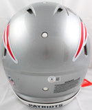 Ty Law Signed New England Patriots F/S Speed Authentic Helmet-Beckett W Hologram
