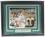 Coach Tom Izzo Signed Framed 11x14 Michigan State Spartans Photo Go State BAS