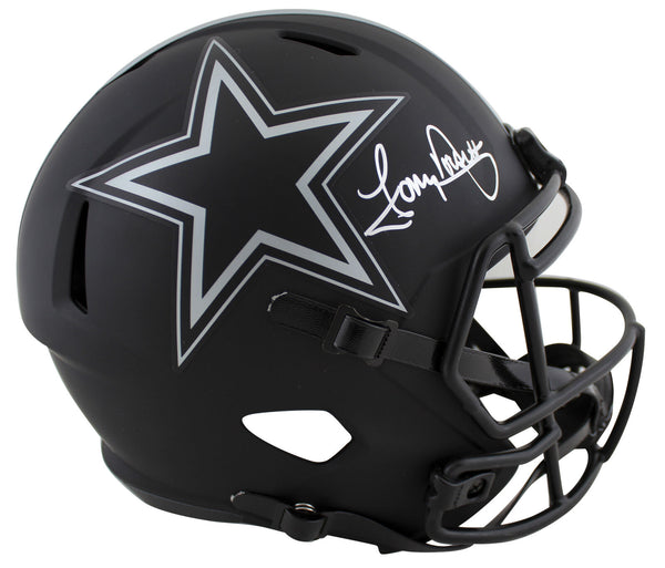 Cowboys Tony Dorsett Signed Eclipse Full Size Speed Rep Helmet BAS Witnessed
