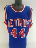 Rick Mahorn Signed Detroit Pistons Jersey (JSA COA) 1989 NBA Champ / Bad Boys