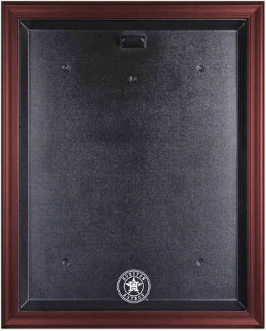 Astros Mahogany Framed Logo Jersey 2013 Logo Display Case Authentic