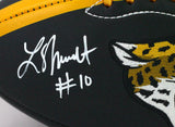 Laviska Shenault Autographed Jaguars Black Logo Football- Beckett W Holo *White