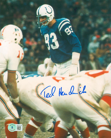 Colts Ted Hendricks Authentic Signed 8x10 Vertical Photo Autographed BAS