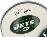 Keyshawn Johnson New York Jets Signed Throwback 1998 - 2018 Mini Helmet