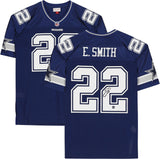 Emmitt Smith Dallas Cowboys Signed Navy Mitchell & Ness Authentic Jersey