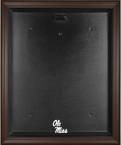 Ole Miss Rebels Brown Framed Logo Jersey Display Case - Fanatics Authentic