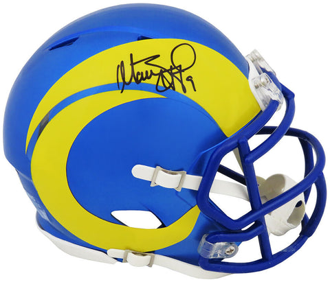 Matthew Stafford Signed Los Angeles Rams Riddell Speed Mini Helmet (Fanatics)