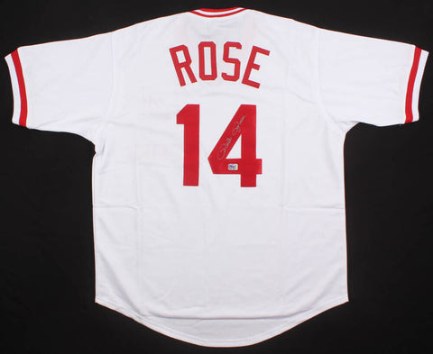 Pete Rose Signed Cincinnati Reds "Hit King" Jersey (Fiterman Sports Hologram)