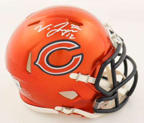 Velus Jones Jr Signed Chicago Bears Mini Helmet (Beckett) 3rd Rd Pick /Tennessee