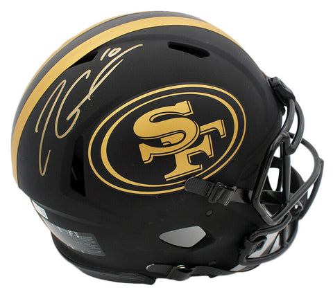Jimmy Garoppolo Signed San Francisco 49ers Speed Authentic Eclipse NFL Helmet