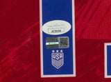 Alex Morgan Signed Framed Red USA Nike Size Soccer Jersey JSA