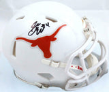 Sam Ehlinger Autographed Texas Longhorns Speed Mini Helmet *Light-JSA W *Black