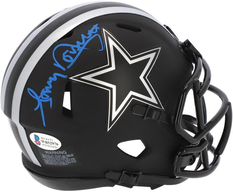 Signed Tony Dorsett Cowboys Mini Helmet