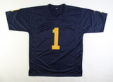 Anthony Carter Signed Michigan Wolverines Jersey Inscribed "CFHOF 2001"(Beckett)