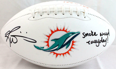 Ricky Williams Autographed Miami Dolphins Logo Football W/ SWED-Beckett Hologram