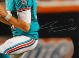 Ryan Tannehill Signed 16x20 Dolphins Looking To Pass Photo- JSA Auth *Silver