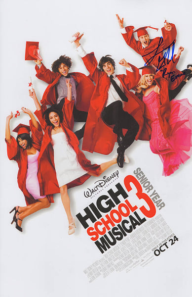 Lucas Grabeel Signed High School Musical 3 11x17 Movie Poster w/Ryan - (SS COA)