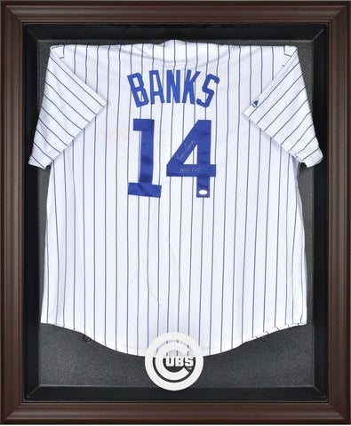 Cubs Brown Framed Logo Jersey Display Case - Fanatics Authentic