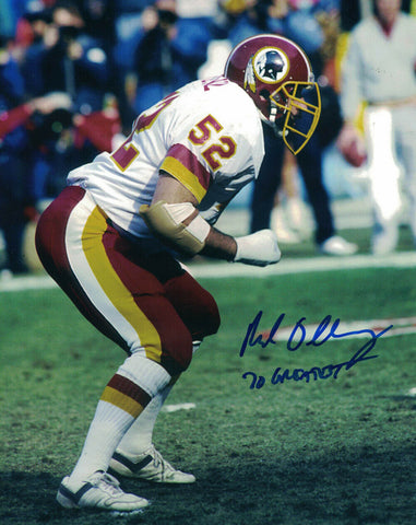 Neal Olkewicz Autographed Washington Redskins 8x10 Photo 27903