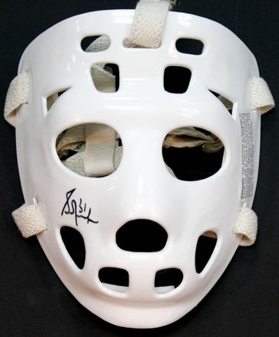 Grant Fuhr Signed Oiler Throwback Goalie Mask (JSA COA) NHL Hall of Fame in 2003
