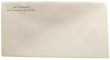 Joe DiMaggio New York Yankees Personalized Paper and Envelope