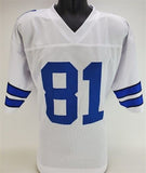 Rahib "Rocket" Ismail Signed Dallas Cowboys Home Jersey (Beckett) Notre Dame W.R