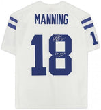 FRMD Peyton Manning Colts Signed Mitchell & Ness Replica Jersey "SB XLI MVP" Ins