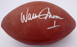 Warren Moon Autographed NFL Leather Football Houston Oilers MCS Holo #97662