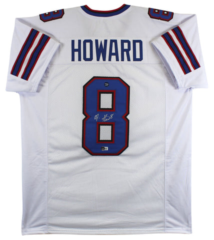 O.J. Howard Authentic Signed White Pro Style Jersey Autographed BAS Witnessed