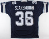 Bo Scarbrough Signed Cowboys Jersey (Scarbrough Hologram) Alabama Running Back
