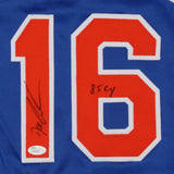 Dwight Gooden Signed New York Mets Jersey Inscribed "85 Cy" (JSA COA) 1984 ROY