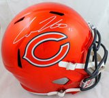 Cole Kmet Autographed Chicago Bears F/S Flash Speed Helmet-Beckett W Hologram